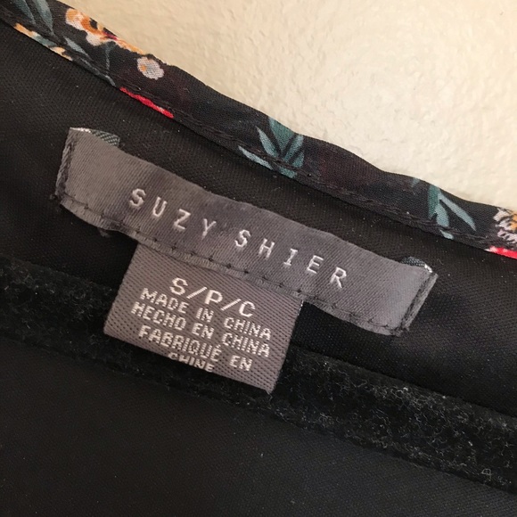 SUZY SHIER ruffled flowered boho dress - Picture 2 of 9